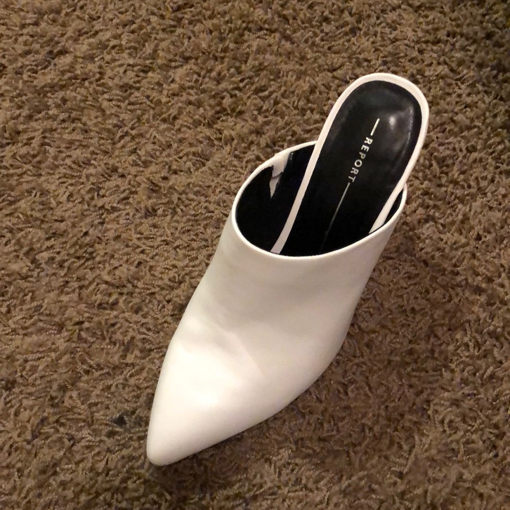 White report heels